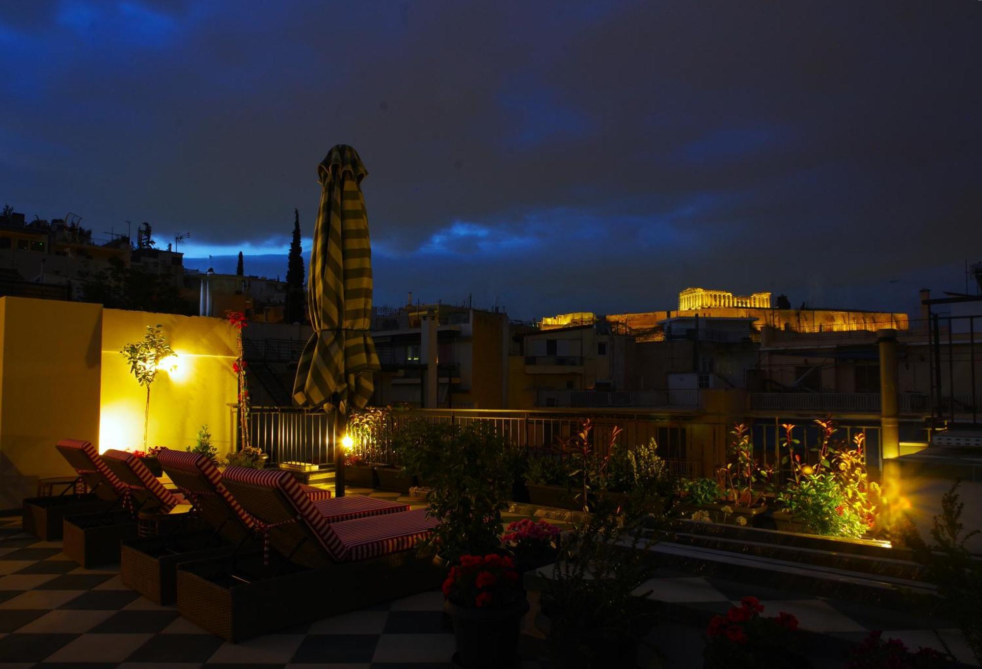 Absolute Athens Acropolis View Aparthotel Bagian luar foto