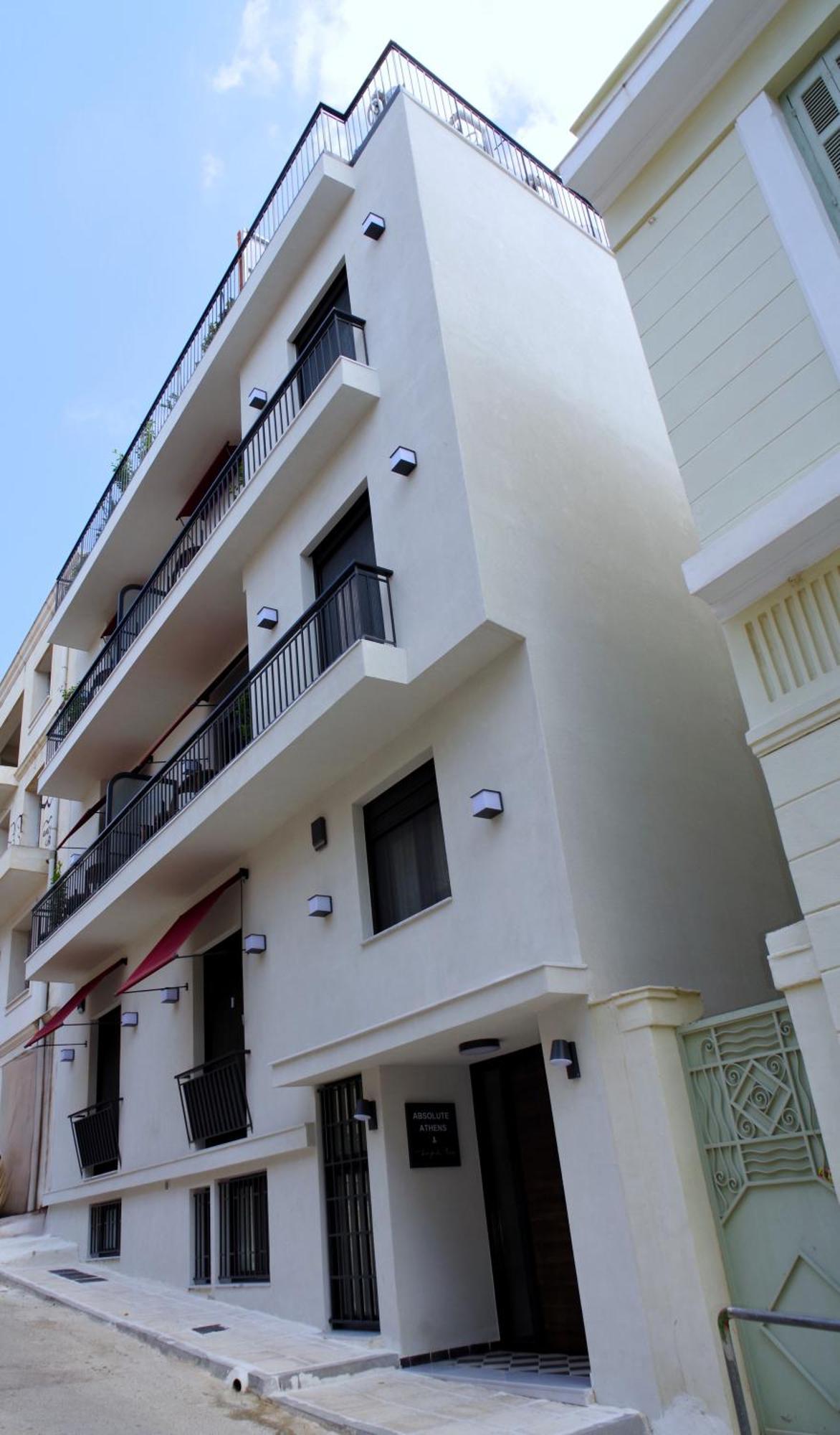 Absolute Athens Acropolis View Aparthotel Bagian luar foto