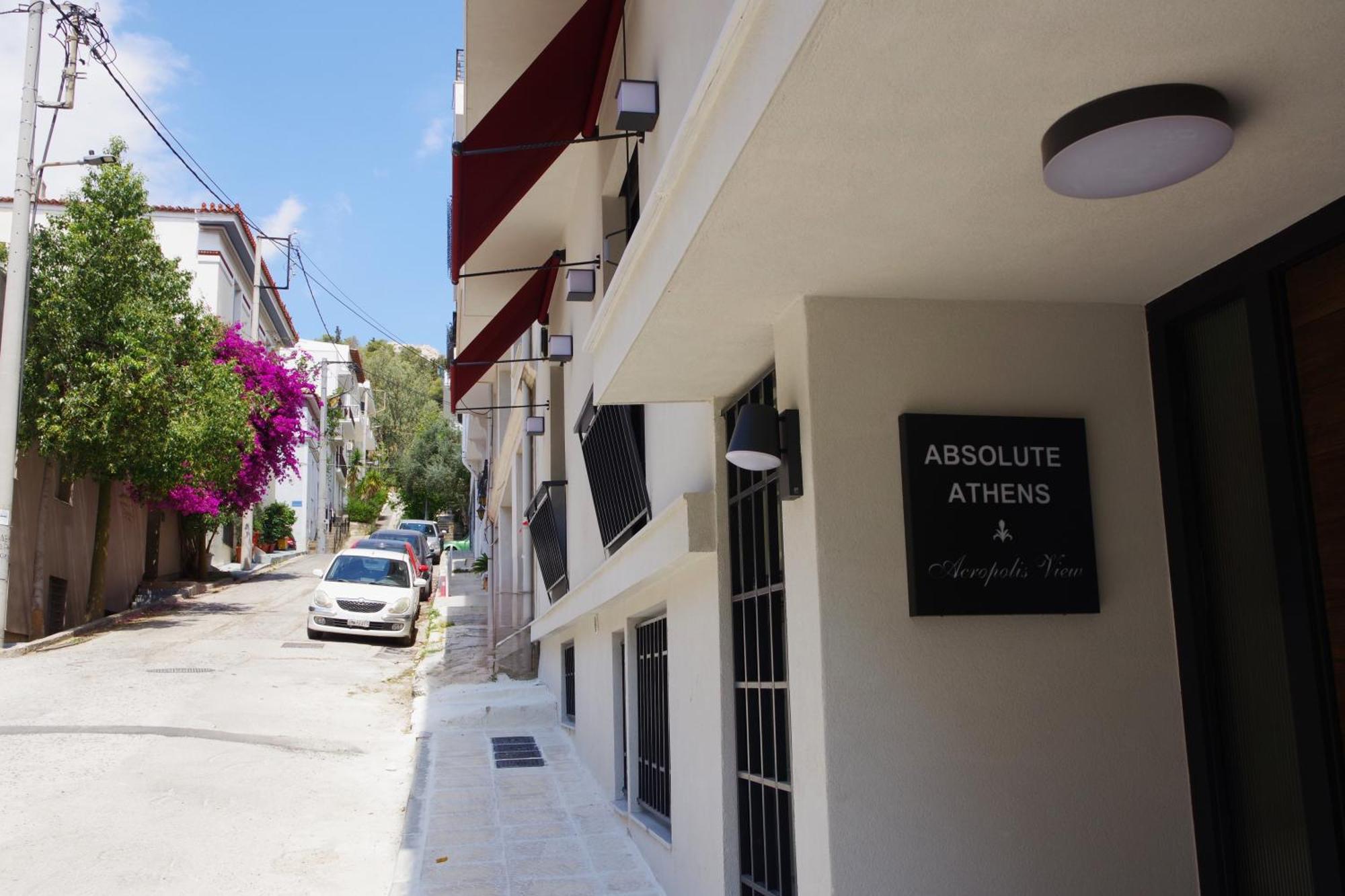Absolute Athens Acropolis View Aparthotel Bagian luar foto